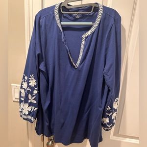 Navy Lilly Pulitzer top XL